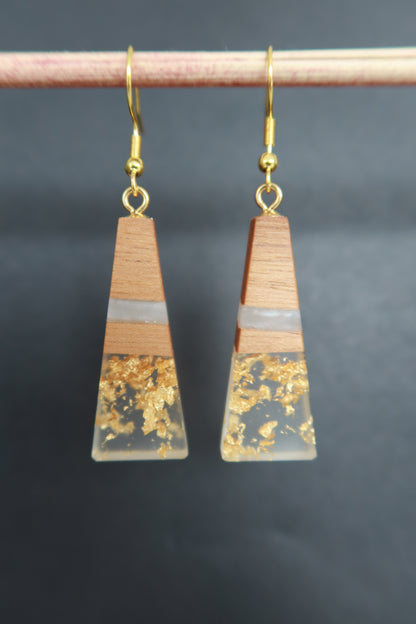 Bois & Feuille dorée